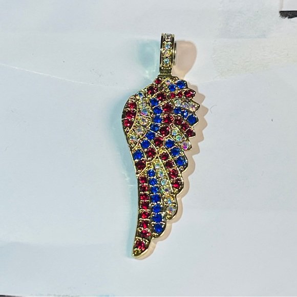 🪽Fabulous Kirk’s Folly Red, White, & Blue Angel Wing Magnetic Enhancer! - Picture 9 of 13